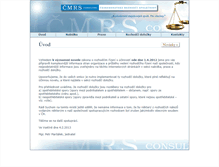 Tablet Screenshot of cmrs.cz